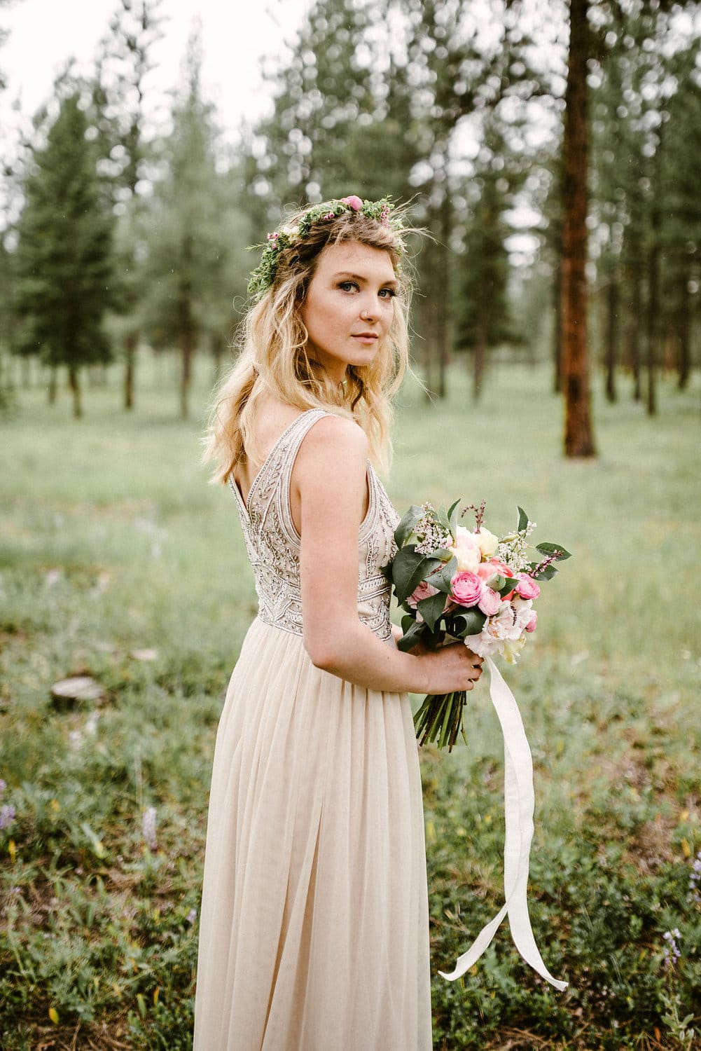 Bohemian Ranch Wedding - Missoula Natural Floral Design || Earth Within ...